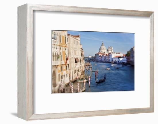 Italy, Venice, View of the Grand Canal from the Ponte Dell'Accademia-Peter Adams-Framed Photographic Print