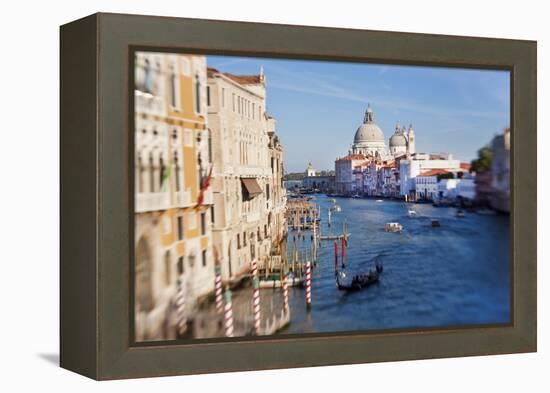 Italy, Venice, View of the Grand Canal from the Ponte Dell'Accademia-Peter Adams-Framed Premier Image Canvas