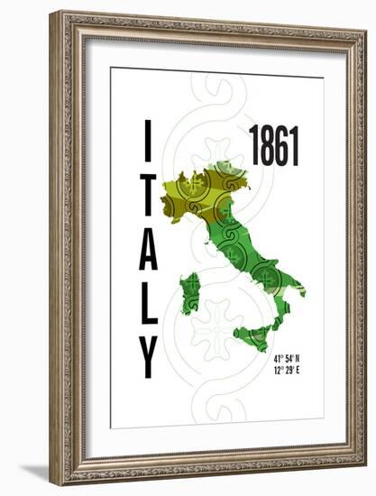 Italy-J Hill Design-Framed Giclee Print