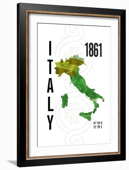 Italy-J Hill Design-Framed Giclee Print