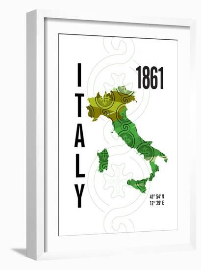 Italy-J Hill Design-Framed Giclee Print
