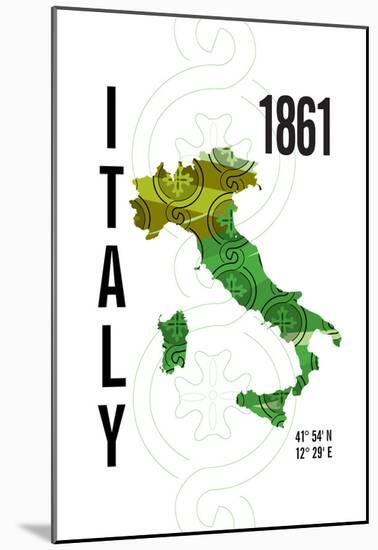 Italy-J Hill Design-Mounted Giclee Print