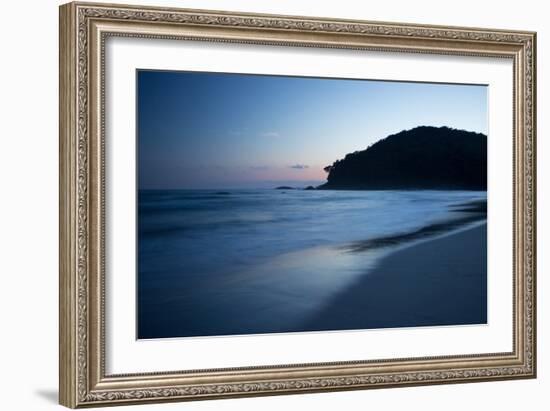 Itamambuca Beach at Sunset-Alex Saberi-Framed Photographic Print