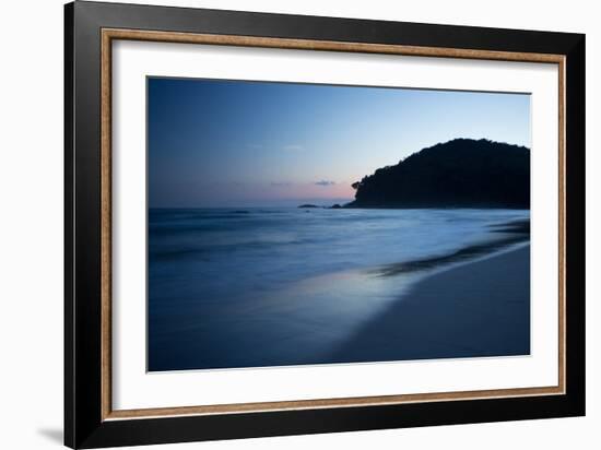 Itamambuca Beach at Sunset-Alex Saberi-Framed Photographic Print