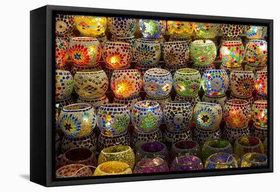 Items for Sale in Spice Market, Istanbul, Turkey-Darrell Gulin-Framed Premier Image Canvas