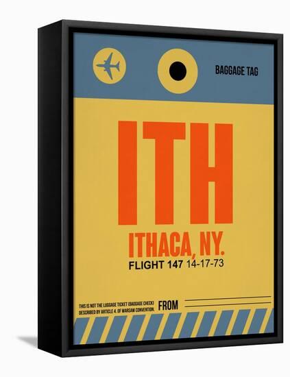 ITH Ithaca Luggage Tag I-NaxArt-Framed Stretched Canvas