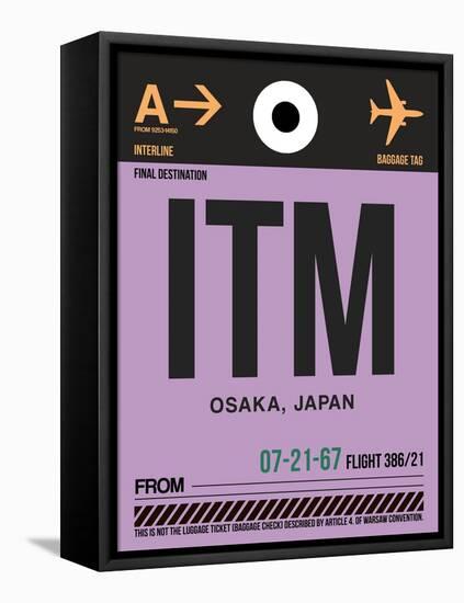 ITM Osaka Luggage Tag I-NaxArt-Framed Stretched Canvas