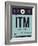 ITM Osaka Luggage Tag II-NaxArt-Framed Art Print