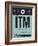 ITM Osaka Luggage Tag II-NaxArt-Framed Art Print