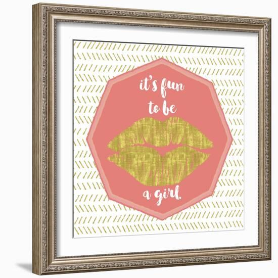 Its Fun to Be a Girl-Tina Lavoie-Framed Giclee Print