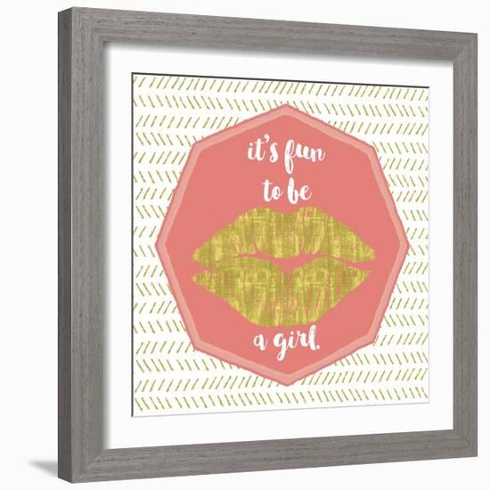 Its Fun to Be a Girl-Tina Lavoie-Framed Giclee Print