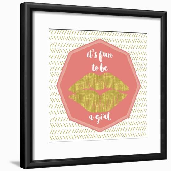 Its Fun to Be a Girl-Tina Lavoie-Framed Giclee Print