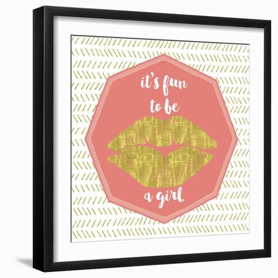 Its Fun to Be a Girl-Tina Lavoie-Framed Giclee Print