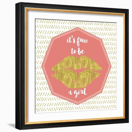 Its Fun to Be a Girl-Tina Lavoie-Framed Giclee Print