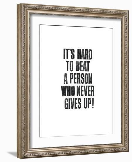 Its Hard To Beat A Person-Brett Wilson-Framed Art Print