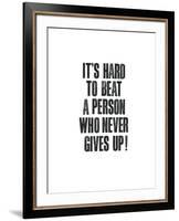Its Hard To Beat A Person-Brett Wilson-Framed Art Print