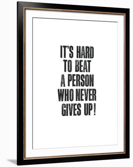 Its Hard To Beat A Person-Brett Wilson-Framed Art Print