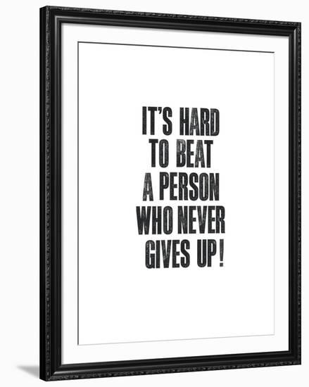 Its Hard To Beat A Person-Brett Wilson-Framed Art Print