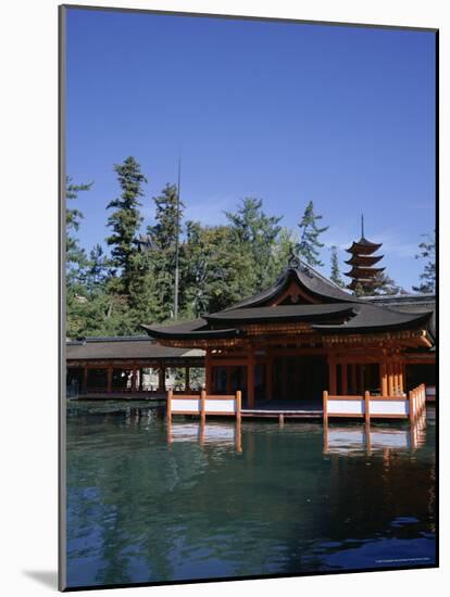 Itsukushima-Jinja Shrine and Five Storeyed Pagoda, Miya-Jima Island, Honshu, Japan-Christopher Rennie-Mounted Photographic Print
