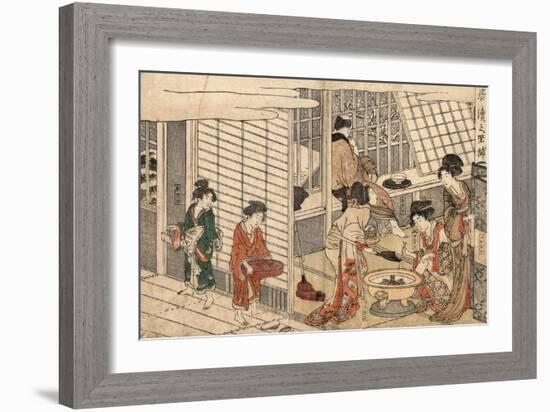 Itsuzuke No Satsuki-Kitagawa Utamaro-Framed Giclee Print