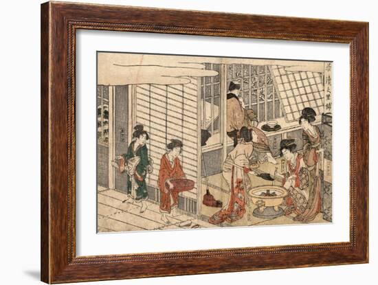 Itsuzuke No Satsuki-Kitagawa Utamaro-Framed Giclee Print