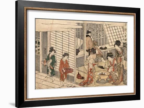 Itsuzuke No Satsuki-Kitagawa Utamaro-Framed Giclee Print