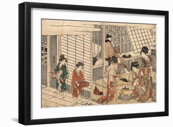 Itsuzuke No Satsuki-Kitagawa Utamaro-Framed Giclee Print