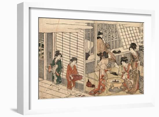 Itsuzuke No Satsuki-Kitagawa Utamaro-Framed Giclee Print