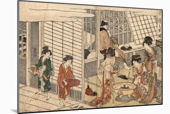 Itsuzuke No Satsuki-Kitagawa Utamaro-Mounted Giclee Print