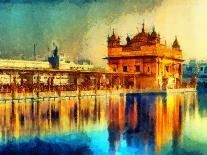 Golden Temple at Amritsar, India - Oil Painting-Ivan Aleshin-Premium Giclee Print