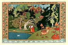 Prince Ivan and the Firebird, illustration for Russian Fairy Story, 'The Firebird'-Ivan Bilibin-Giclee Print