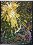 Vassilissa in the Forest, Illustration from the Russian Folk Tale, "The Very Beautiful Vassilissa"-Ivan Bilibin-Giclee Print