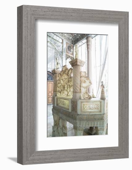 Ivan-e Takht-e Marmar (Marble Throne Verandah), Golestan Palace, UNESCO World Heritage Site, Tehran-James Strachan-Framed Photographic Print