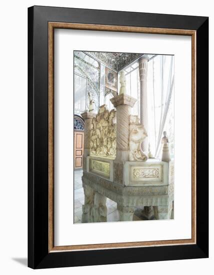 Ivan-e Takht-e Marmar (Marble Throne Verandah), Golestan Palace, UNESCO World Heritage Site, Tehran-James Strachan-Framed Photographic Print