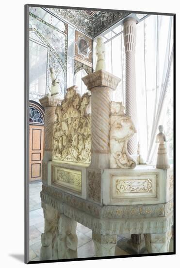 Ivan-e Takht-e Marmar (Marble Throne Verandah), Golestan Palace, UNESCO World Heritage Site, Tehran-James Strachan-Mounted Photographic Print