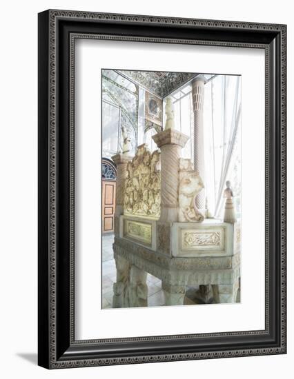 Ivan-e Takht-e Marmar (Marble Throne Verandah), Golestan Palace, UNESCO World Heritage Site, Tehran-James Strachan-Framed Photographic Print