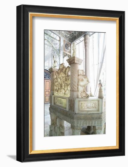 Ivan-e Takht-e Marmar (Marble Throne Verandah), Golestan Palace, UNESCO World Heritage Site, Tehran-James Strachan-Framed Photographic Print