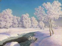 Novembre  (November) Paysage De Lac Enneige Peinture D'ivan Schultze (Choultse) (1874-1937) - Oil-Ivan Fedorovich Choultse-Giclee Print