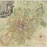 Map of Moscow, 1739-Ivan Fyodorovich Michurin-Framed Premier Image Canvas