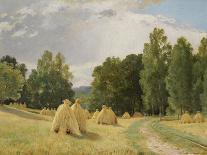 Haystacks, Preobrazhenskoe-Ivan Ivanovich Shishkin-Giclee Print