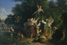 The Wedding Feast, 1860-Ivan Ivanovich Sokolov-Mounted Giclee Print