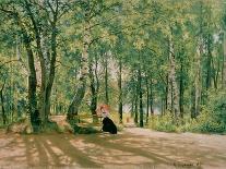 In the Birch Tree Forest, 1883-Ivan Ivanovitch Shishkin-Giclee Print