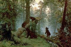 Morning in a Pine Forest, 1889-Ivan Ivanovitch Shishkin-Mounted Giclee Print