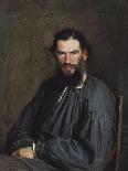 Portrait of Leon Tolstoy-Ivan Nikolaevich Kramskoi-Art Print