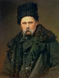 Portrait of the Ukranian Author Taras Grigorievich Shevchenko (1814-61), 1871-Ivan Nikolaevich Kramskoy-Giclee Print