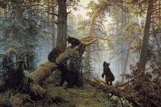 Morning in a Pinewood, 1889-Ivan Shishkin-Framed Premier Image Canvas
