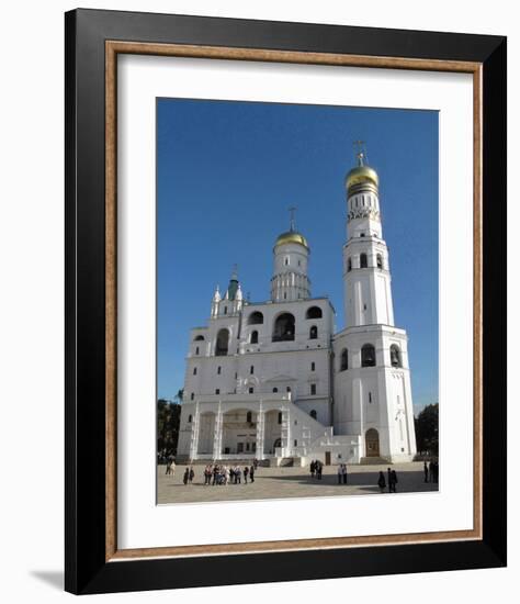 Ivan the Great Bell Tower at the Cathedral Square on the grounds of the Moscow Kremlin, Moscow-null-Framed Art Print