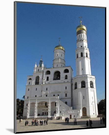 Ivan the Great Bell Tower at the Cathedral Square on the grounds of the Moscow Kremlin, Moscow-null-Mounted Art Print