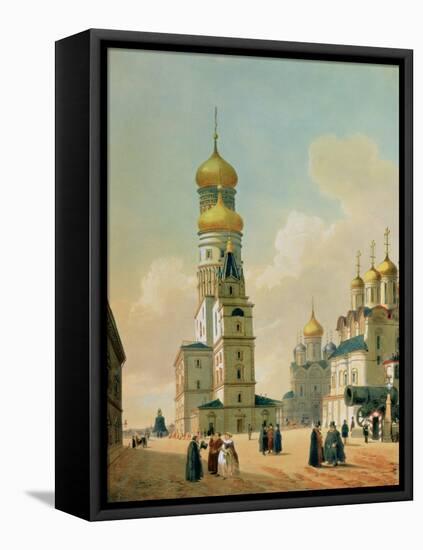 Ivan the Great Bell Tower in the Moscow Kremlin, Printed by Lemercier, Paris, 1840s-Felix Benoist-Framed Premier Image Canvas