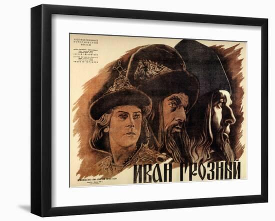 Ivan the Terrible, Part One, 1944, "Ivan Groznyj I" Directed by Sergei M. Eisenstein-null-Framed Giclee Print